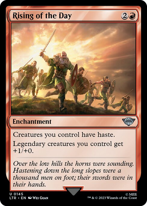 Rising of the Day (Foil) - Universes Beyond: The Lord of the Rings: Tales of Middle-earth