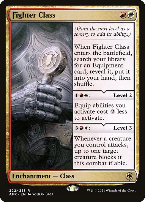 Fighter Class (Foil) - Adventures in the Forgotten Realms