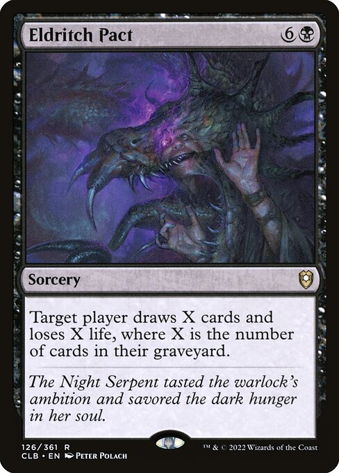 Eldritch Pact (Foil) - Commander Legends: Battle for Baldur's Gate