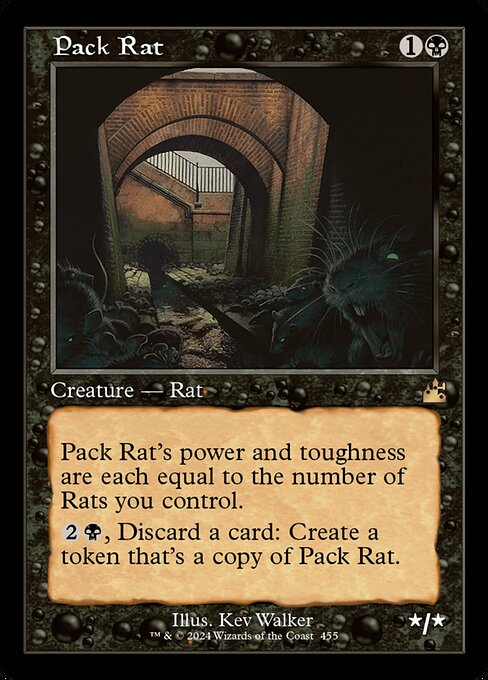 Pack Rat (Retro Frame) (Foil) - Ravnica Remastered
