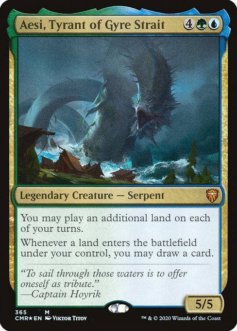 Aesi, Tyrant of Gyre Strait (Foil) - Commander Legends