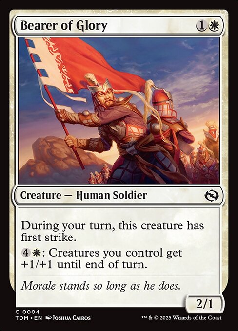Bearer of Glory (Foil) - Tarkir: Dragonstorm