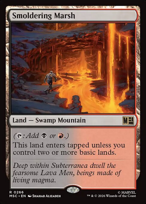 Smoldering Marsh - Commander: Duskmourn: House of Horror