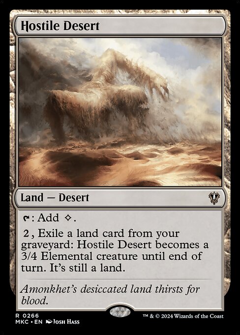 Hostile Desert - Commander: Murders at Karlov Manor