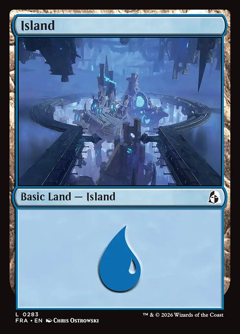 Island (0283) (Foil) - Reality Fracture