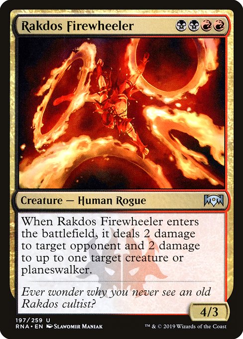 Rakdos Firewheeler - Ravnica Allegiance