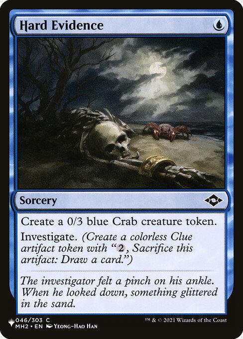 Hard Evidence - The List Reprints