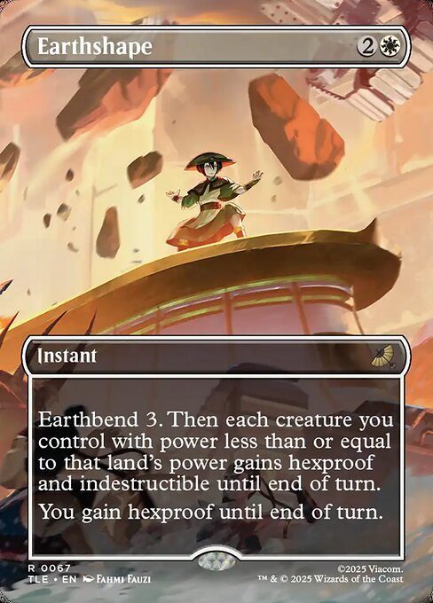 Earthshape (Borderless) (Foil) - Avatar: The Last Airbender: Eternal-Legal
