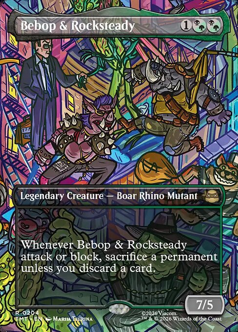 Bebop & Rocksteady (Borderless) - Teenage Mutant Ninja Turtles