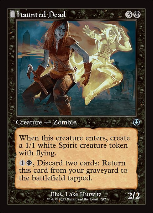 Haunted Dead (Retro Frame) (Foil) - Innistrad Remastered