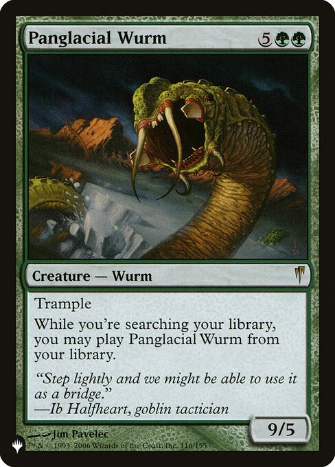 Panglacial Wurm - The List Reprints