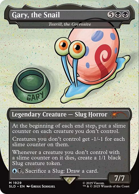 Gary, the Snail - Toxrill, the Corrosive - Secret Lair Drop Series