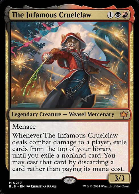 The Infamous Cruelclaw (Foil) - Bloomburrow