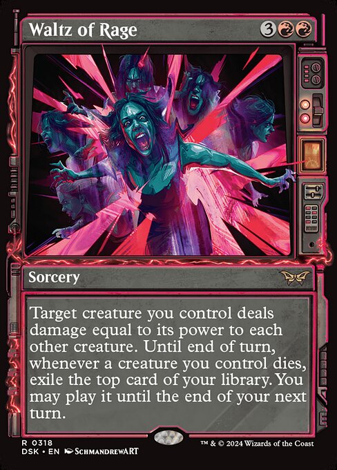 Waltz of Rage (Showcase) (Foil) - Duskmourn: House of Horror