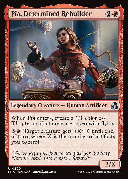 Pia, Determined Rebuilder (Foil) - Reality Fracture