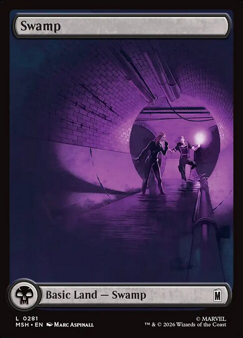 Swamp (0281) (Foil) - Marvel Super Heroes
