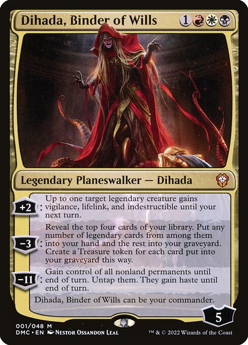 Dihada, Binder of Wills - Commander: Dominaria United