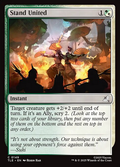 Stand United (Foil) - Avatar: The Last Airbender: Eternal-Legal