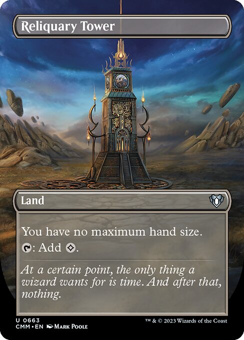 Reliquary Tower (Borderless) - Commander Masters