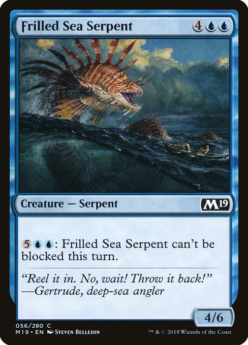 Frilled Sea Serpent - Core Set 2019