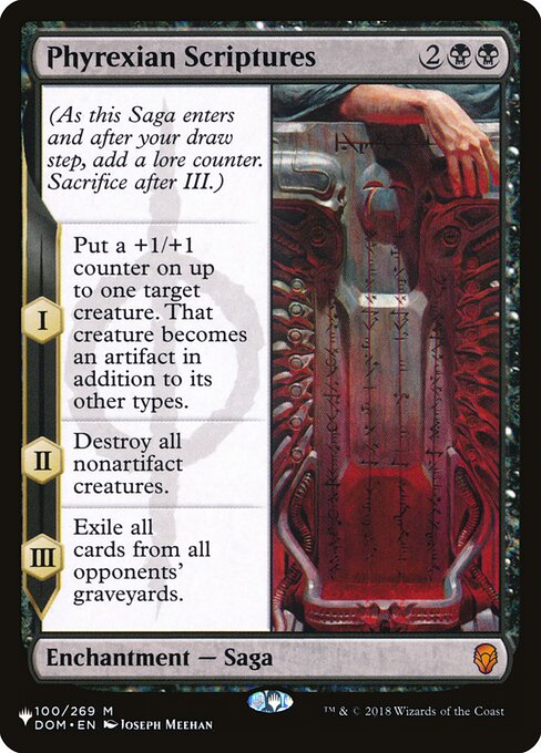Phyrexian Scriptures - The List Reprints