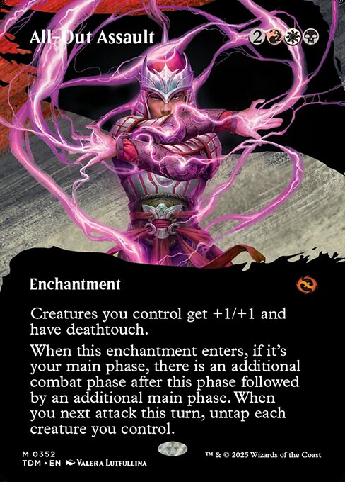 All-Out Assault (Borderless) - Tarkir: Dragonstorm