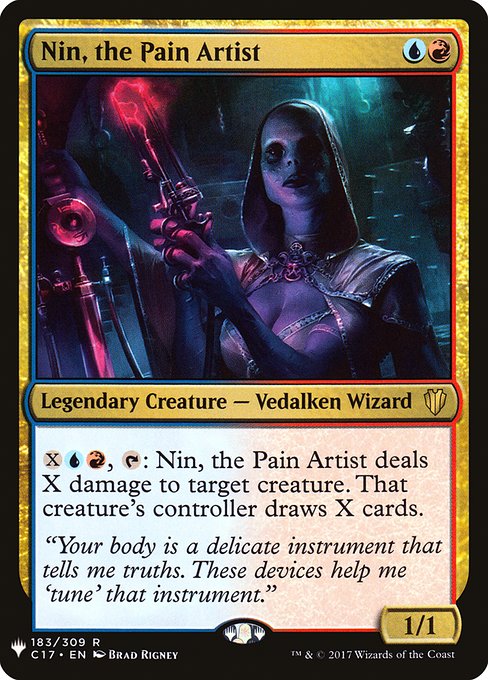 Nin, the Pain Artist - The List Reprints