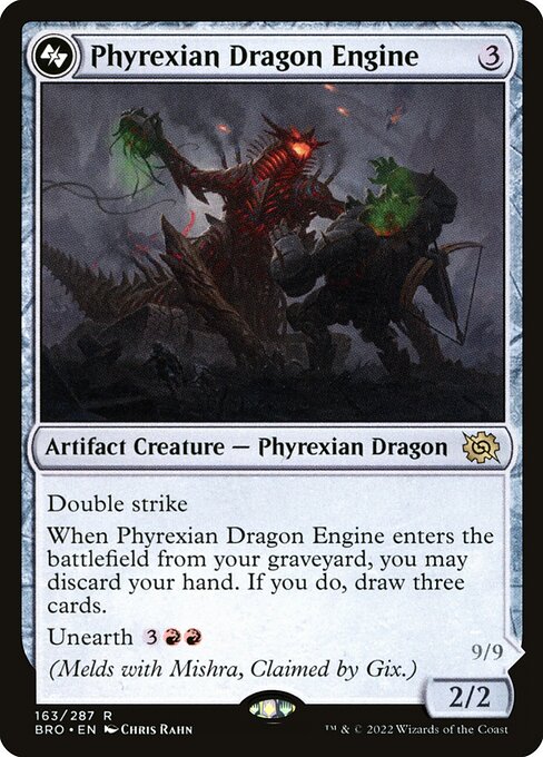 Phyrexian Dragon Engine (Foil) - The Brothers' War