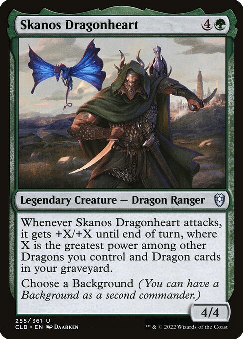 Skanos Dragonheart - Commander Legends: Battle for Baldur's Gate