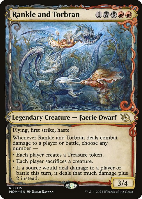 Rankle and Torbran (Showcase) (Foil) - March of the Machine