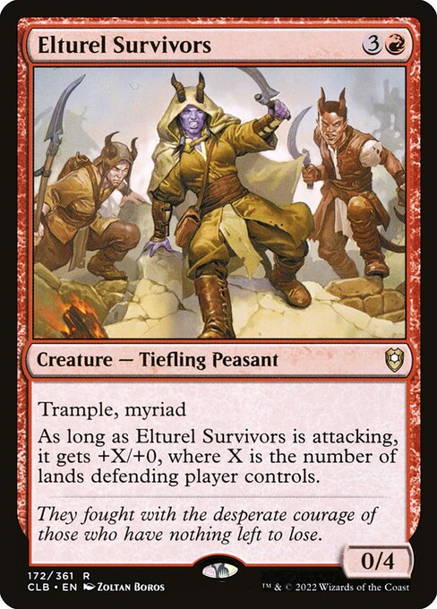Elturel Survivors (Foil) - Commander Legends: Battle for Baldur's Gate