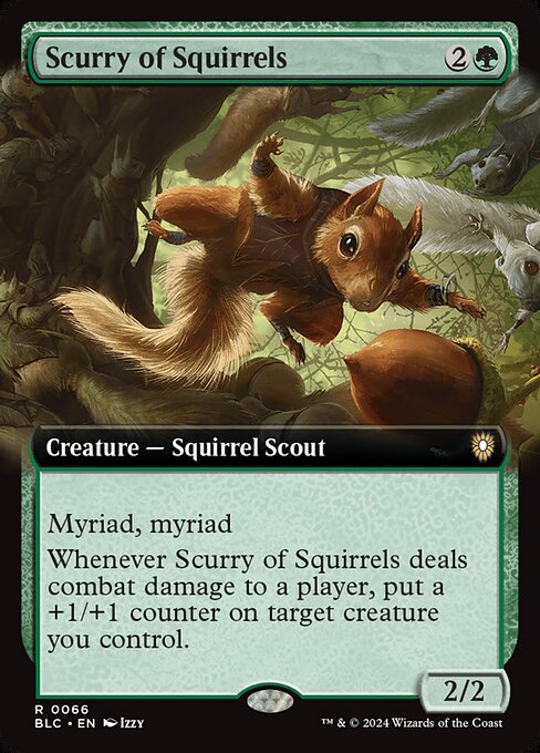Scurry of Squirrels (Extended Art) - Commander: Bloomburrow