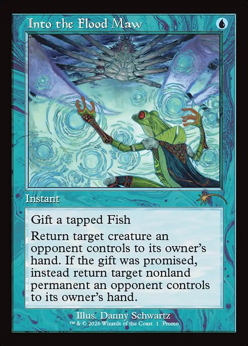 Into the Flood Maw (Retro Frame) - WPN & Gateway Promos