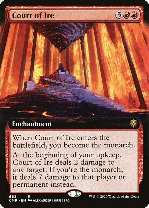 Court of Ire (Extended Art) - Commander Legends