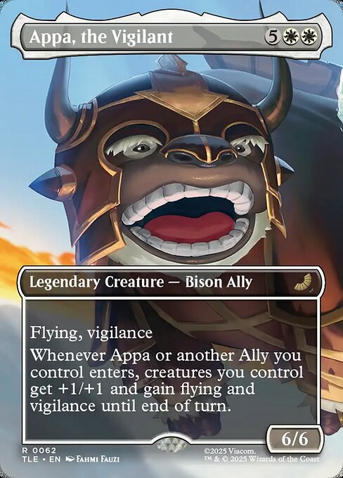 Appa, the Vigilant (Borderless) - Avatar: The Last Airbender: Eternal-Legal