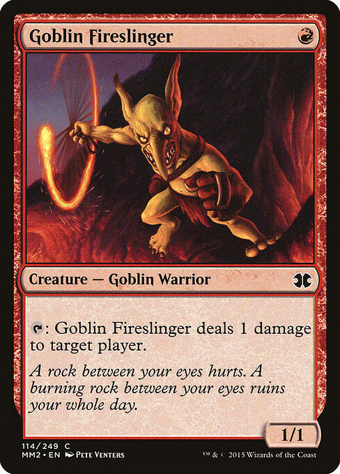 Goblin Fireslinger (Foil) - Magic 2012 (M12)