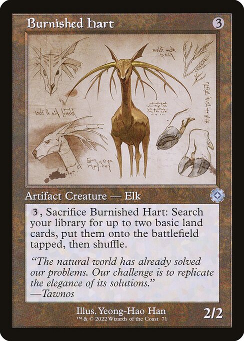 Burnished Hart (Schematic) - The Brothers' War: Retro Frame Artifacts