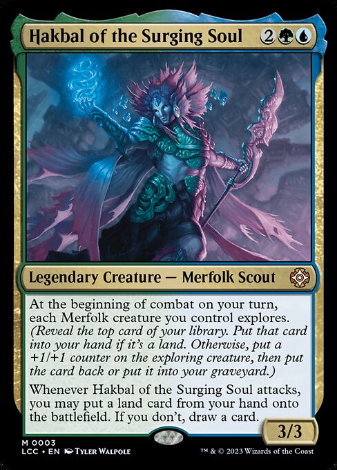 Hakbal of the Surging Soul (Foil) - Commander: The Lost Caverns of Ixalan