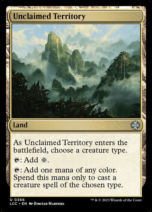 Unclaimed Territory - Commander: The Lost Caverns of Ixalan