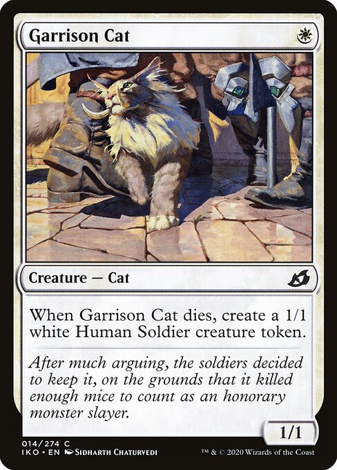 Garrison Cat (Foil) - Ikoria: Lair of Behemoths