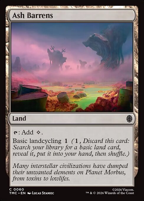 Ash Barrens (Foil) - Commander: Teenage Mutant Ninja Turtles