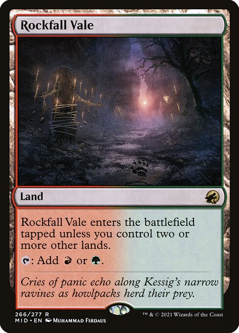 Rockfall Vale (Foil) - Innistrad: Midnight Hunt