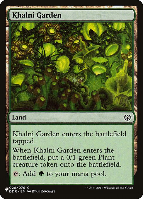 Khalni Garden - The List Reprints