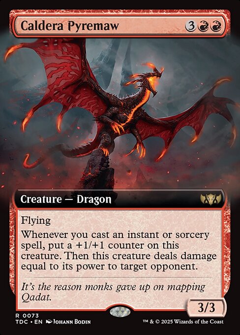 Caldera Pyremaw - Commander: Tarkir: Dragonstorm