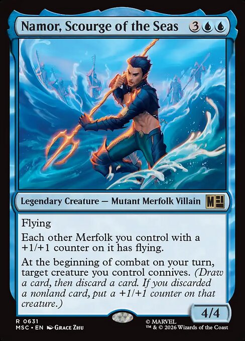 Namor, Scourge of the Seas - Commander: Marvel Super Heroes