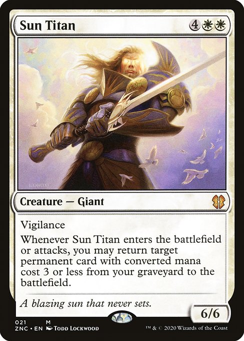 Sun Titan - Commander: Zendikar Rising
