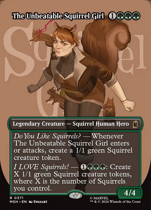 The Unbeatable Squirrel Girl (Borderless) - Marvel Super Heroes