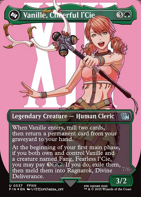 Vanille, Cheerful l'Cie (Borderless) (Surge Foil) - FINAL FANTASY