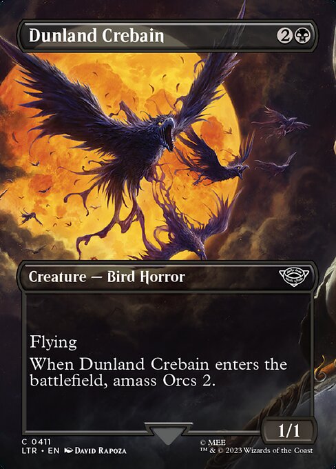 Dunland Crebain (Borderless) - Universes Beyond: The Lord of the Rings: Tales of Middle-earth