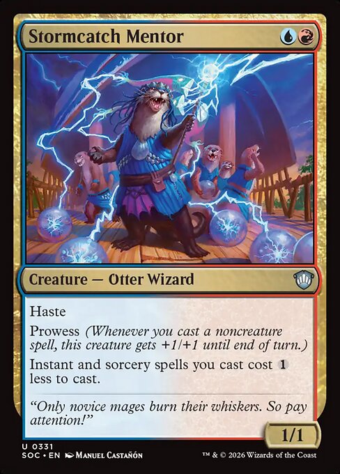 Stormcatch Mentor - Commander: Secrets of Strixhaven